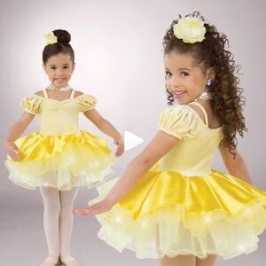 A Wish Come True Take a Bow Dance Costume Dress size ISC
